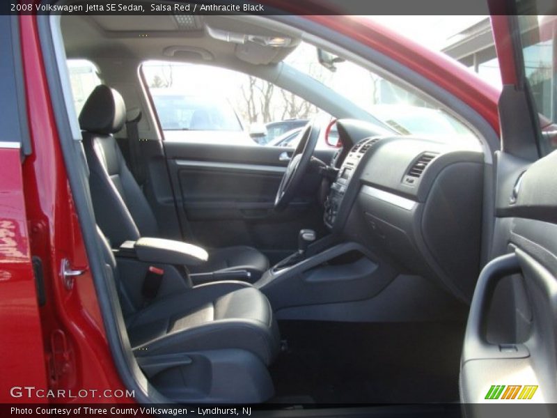 Salsa Red / Anthracite Black 2008 Volkswagen Jetta SE Sedan