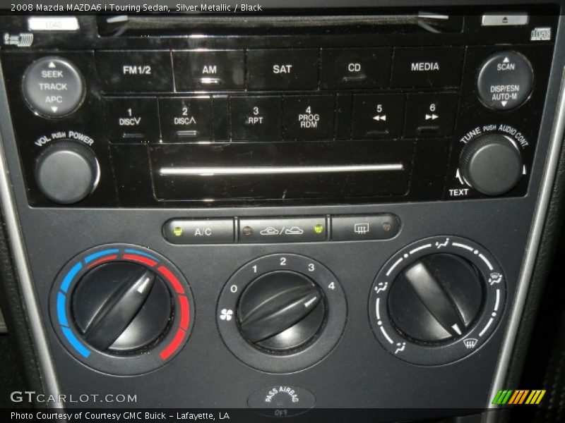 Silver Metallic / Black 2008 Mazda MAZDA6 i Touring Sedan