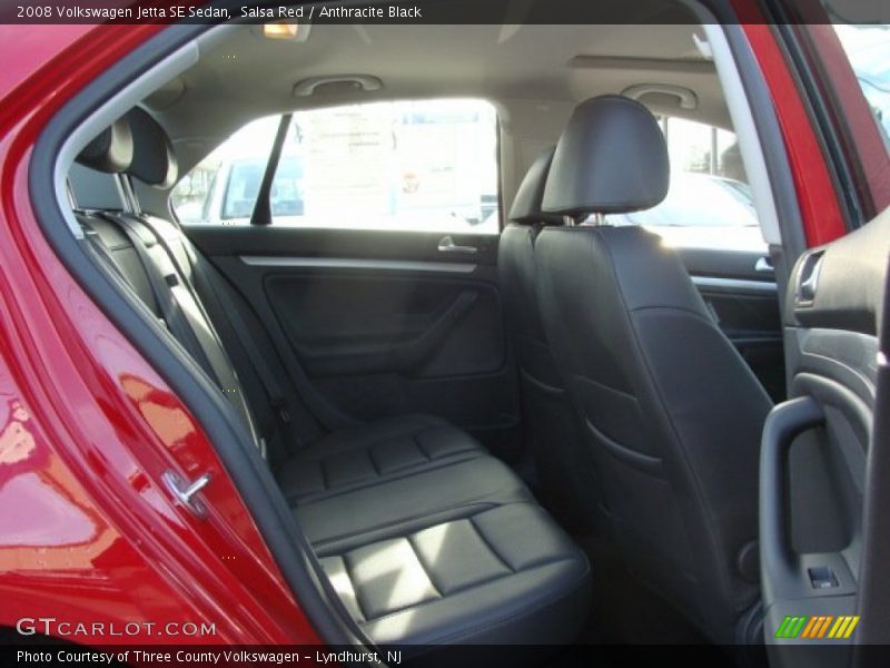 Salsa Red / Anthracite Black 2008 Volkswagen Jetta SE Sedan