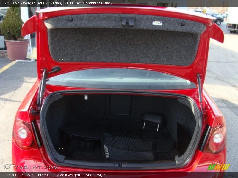 Salsa Red / Anthracite Black 2008 Volkswagen Jetta SE Sedan