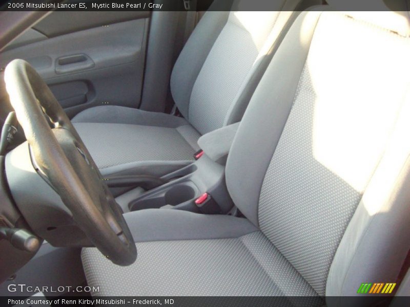 Mystic Blue Pearl / Gray 2006 Mitsubishi Lancer ES