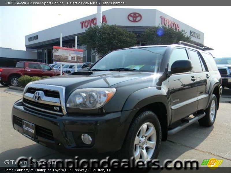 Galactic Gray Mica / Dark Charcoal 2006 Toyota 4Runner Sport Edition