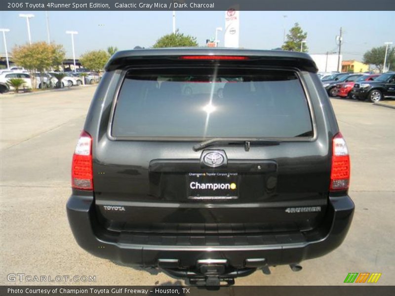 Galactic Gray Mica / Dark Charcoal 2006 Toyota 4Runner Sport Edition