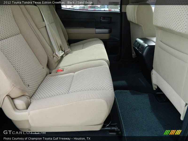 Black / Sand Beige 2012 Toyota Tundra Texas Edition CrewMax