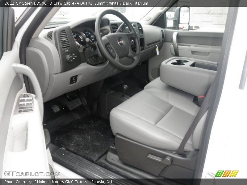 Summit White / Dark Titanium 2012 GMC Sierra 3500HD Crew Cab 4x4 Dually