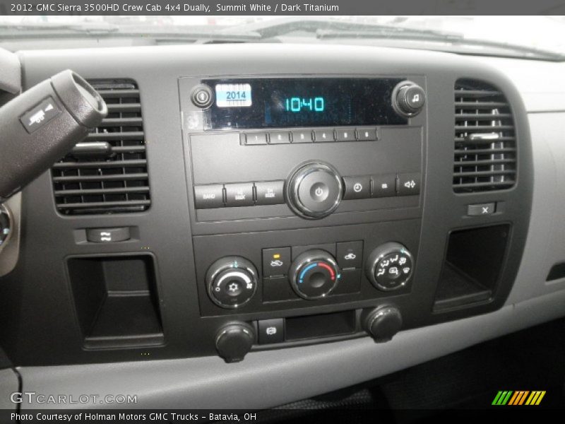 Summit White / Dark Titanium 2012 GMC Sierra 3500HD Crew Cab 4x4 Dually