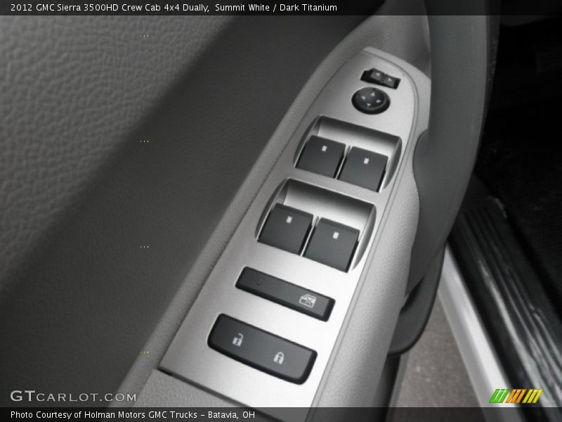 Summit White / Dark Titanium 2012 GMC Sierra 3500HD Crew Cab 4x4 Dually