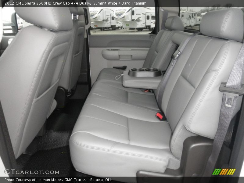 Summit White / Dark Titanium 2012 GMC Sierra 3500HD Crew Cab 4x4 Dually