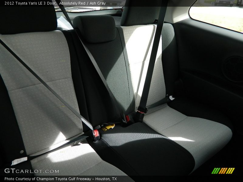Absolutely Red / Ash Gray 2012 Toyota Yaris LE 3 Door