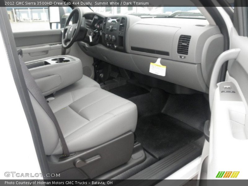 Summit White / Dark Titanium 2012 GMC Sierra 3500HD Crew Cab 4x4 Dually