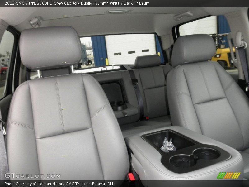Summit White / Dark Titanium 2012 GMC Sierra 3500HD Crew Cab 4x4 Dually