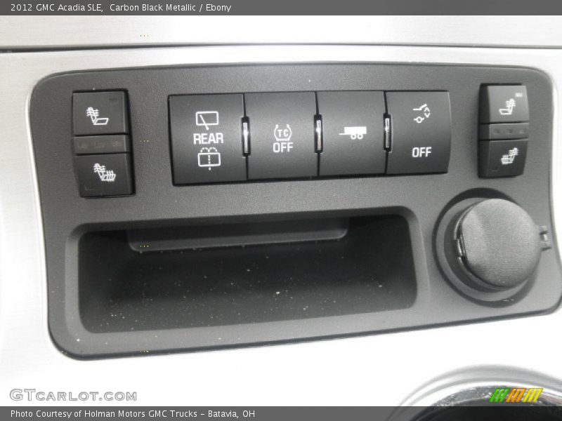 Carbon Black Metallic / Ebony 2012 GMC Acadia SLE