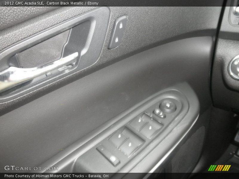 Carbon Black Metallic / Ebony 2012 GMC Acadia SLE