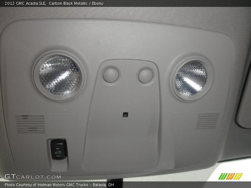 Carbon Black Metallic / Ebony 2012 GMC Acadia SLE