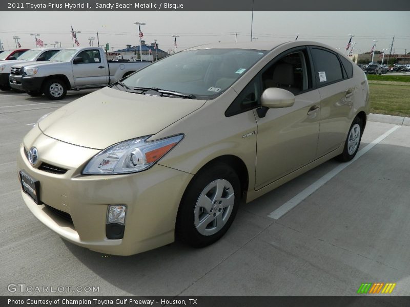 Sandy Beach Metallic / Bisque 2011 Toyota Prius Hybrid II