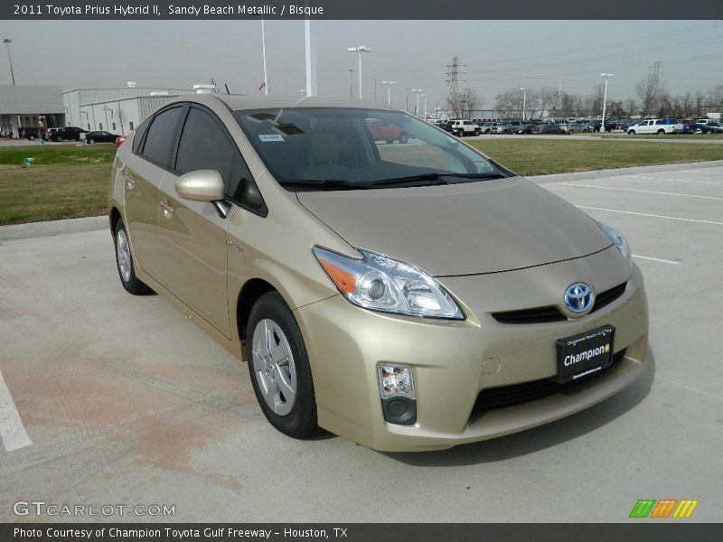 Sandy Beach Metallic / Bisque 2011 Toyota Prius Hybrid II