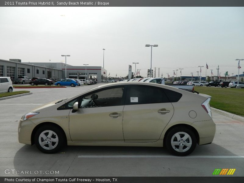 Sandy Beach Metallic / Bisque 2011 Toyota Prius Hybrid II