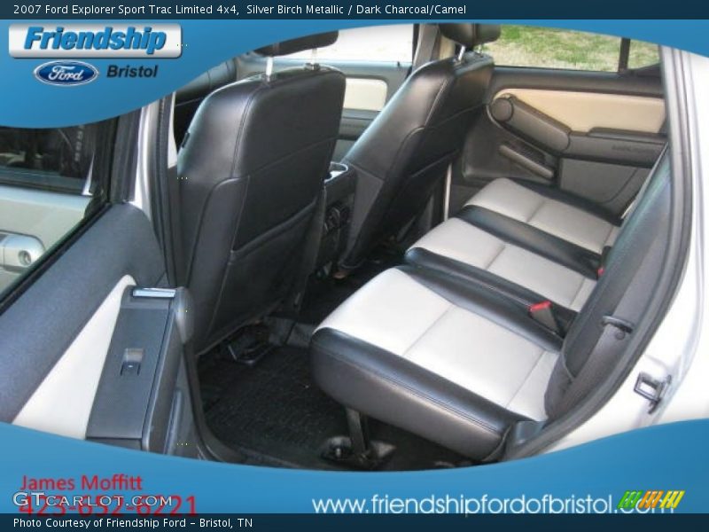 Silver Birch Metallic / Dark Charcoal/Camel 2007 Ford Explorer Sport Trac Limited 4x4