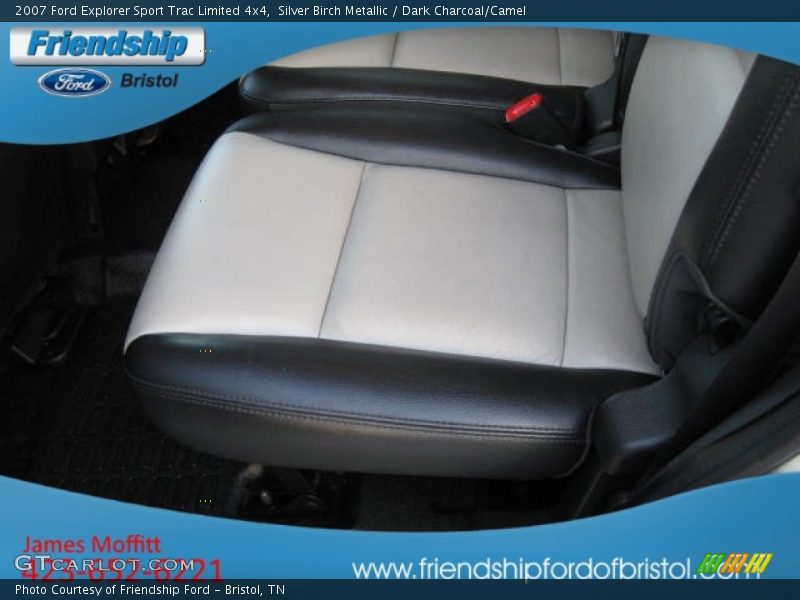Silver Birch Metallic / Dark Charcoal/Camel 2007 Ford Explorer Sport Trac Limited 4x4
