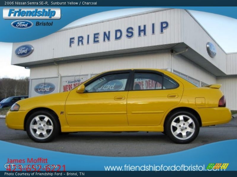 Sunburst Yellow / Charcoal 2006 Nissan Sentra SE-R