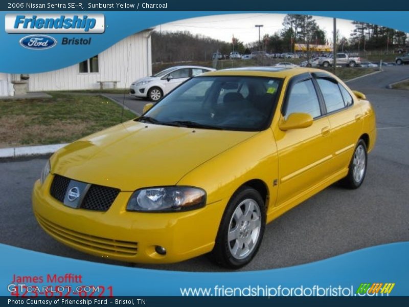 Sunburst Yellow / Charcoal 2006 Nissan Sentra SE-R
