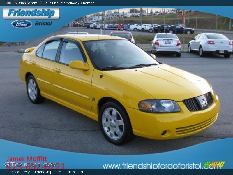 Sunburst Yellow / Charcoal 2006 Nissan Sentra SE-R