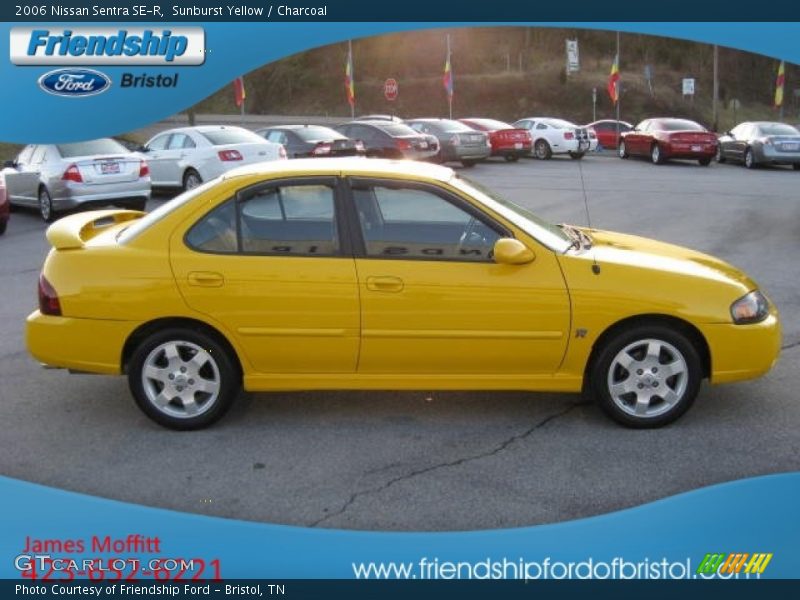 Sunburst Yellow / Charcoal 2006 Nissan Sentra SE-R