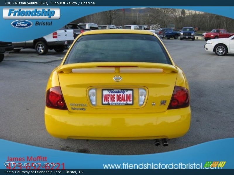 Sunburst Yellow / Charcoal 2006 Nissan Sentra SE-R