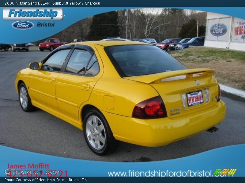 Sunburst Yellow / Charcoal 2006 Nissan Sentra SE-R