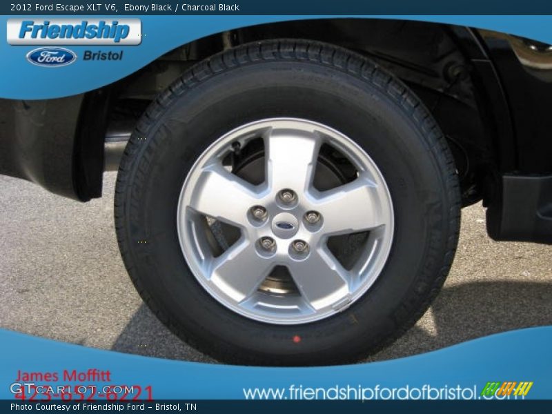 Ebony Black / Charcoal Black 2012 Ford Escape XLT V6