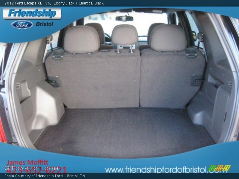 Ebony Black / Charcoal Black 2012 Ford Escape XLT V6