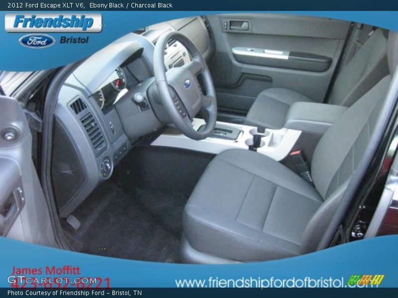Ebony Black / Charcoal Black 2012 Ford Escape XLT V6