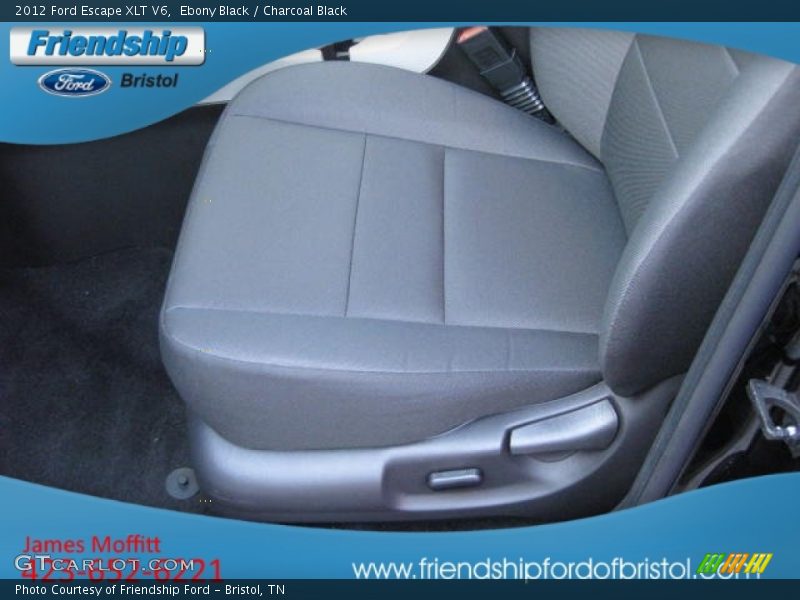 Ebony Black / Charcoal Black 2012 Ford Escape XLT V6