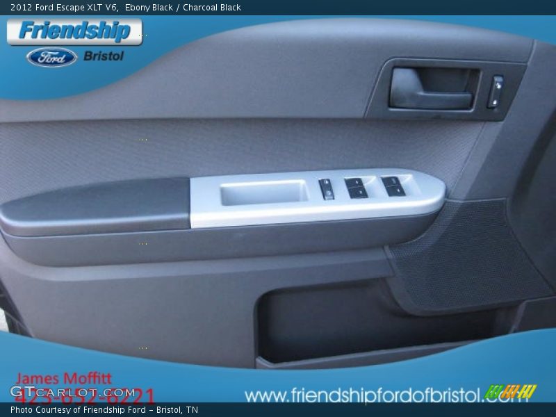Ebony Black / Charcoal Black 2012 Ford Escape XLT V6