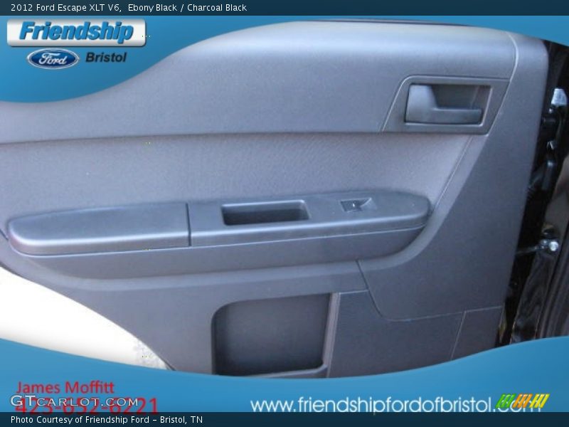 Ebony Black / Charcoal Black 2012 Ford Escape XLT V6
