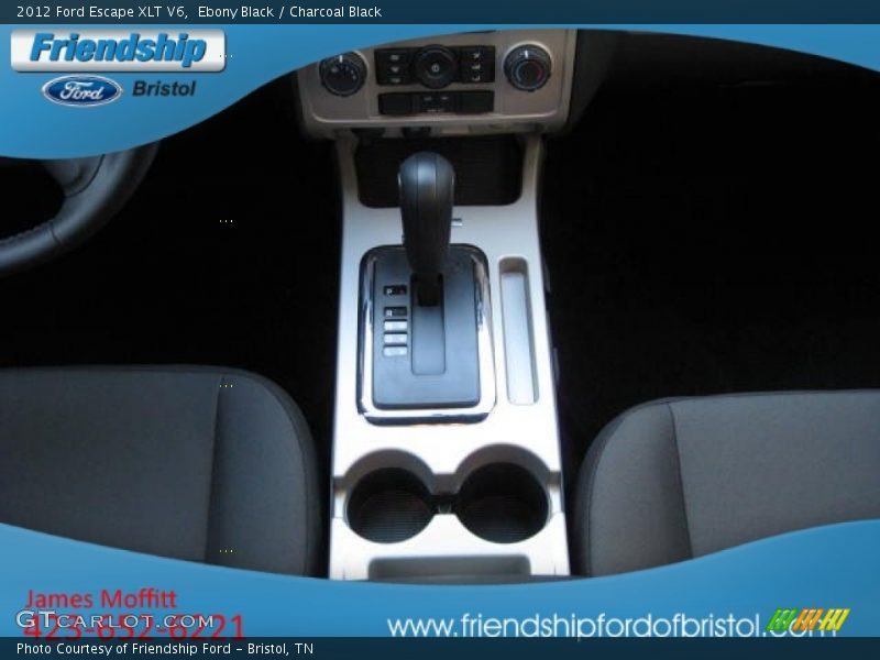 Ebony Black / Charcoal Black 2012 Ford Escape XLT V6