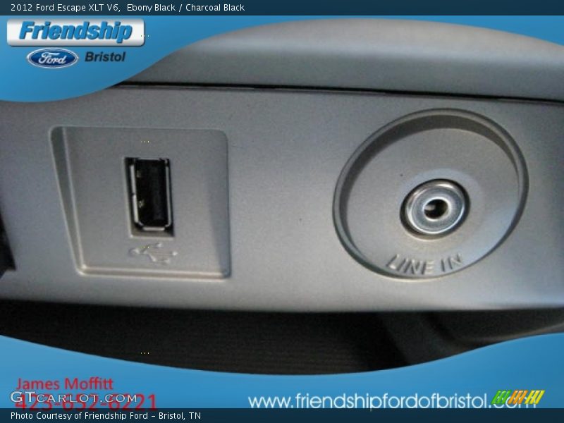 Ebony Black / Charcoal Black 2012 Ford Escape XLT V6
