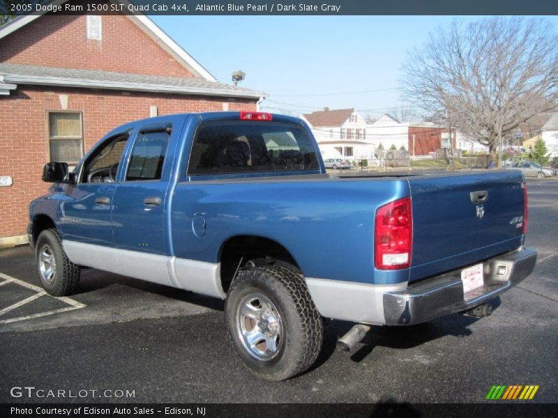 Atlantic Blue Pearl / Dark Slate Gray 2005 Dodge Ram 1500 SLT Quad Cab 4x4