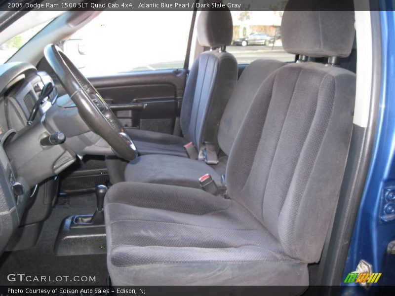 Atlantic Blue Pearl / Dark Slate Gray 2005 Dodge Ram 1500 SLT Quad Cab 4x4