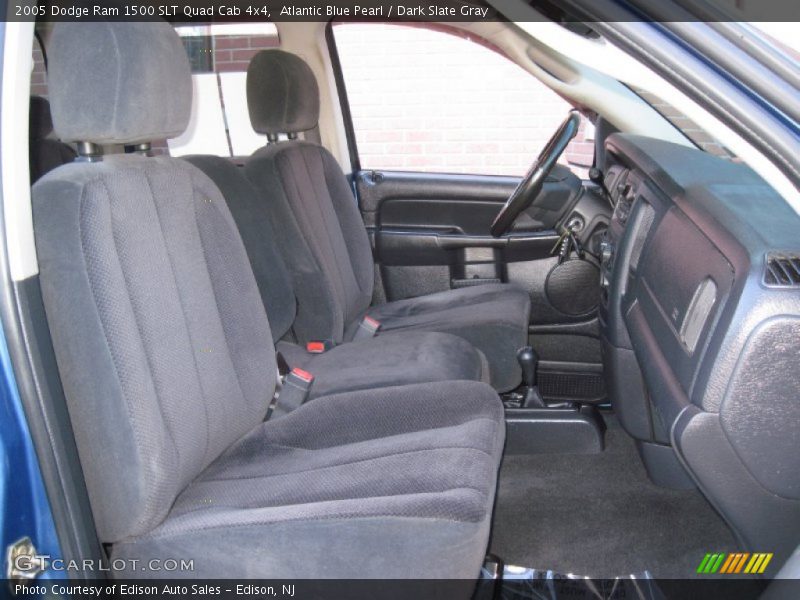 Atlantic Blue Pearl / Dark Slate Gray 2005 Dodge Ram 1500 SLT Quad Cab 4x4