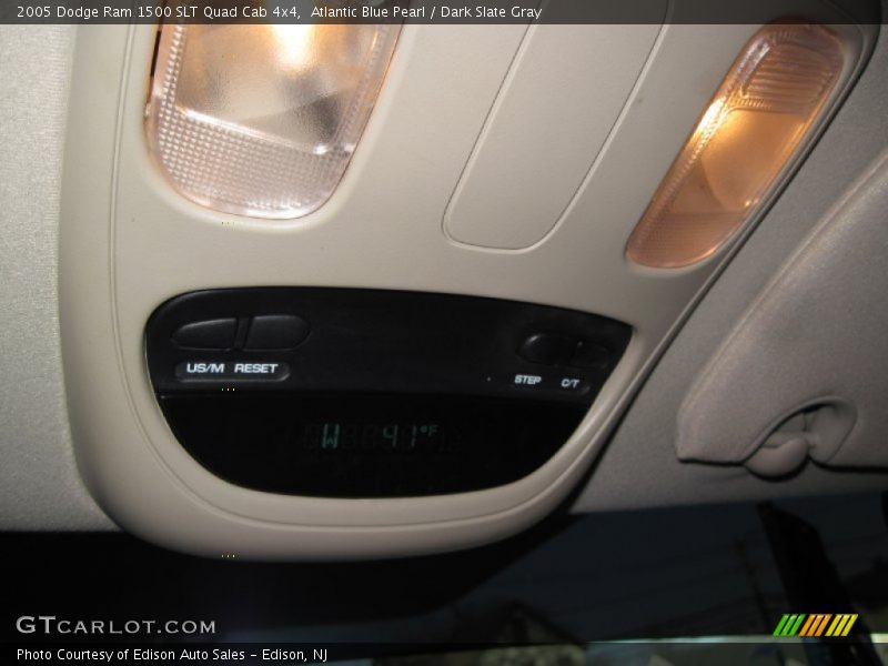 Atlantic Blue Pearl / Dark Slate Gray 2005 Dodge Ram 1500 SLT Quad Cab 4x4