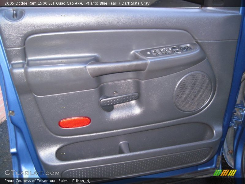 Atlantic Blue Pearl / Dark Slate Gray 2005 Dodge Ram 1500 SLT Quad Cab 4x4