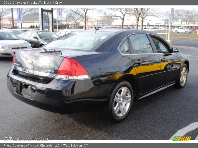 Black / Gray 2011 Chevrolet Impala LT