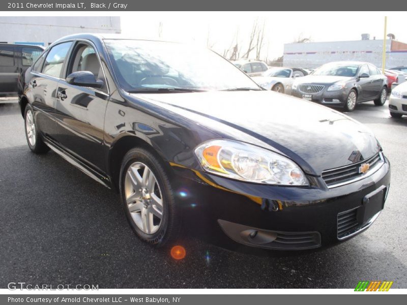 Black / Gray 2011 Chevrolet Impala LT