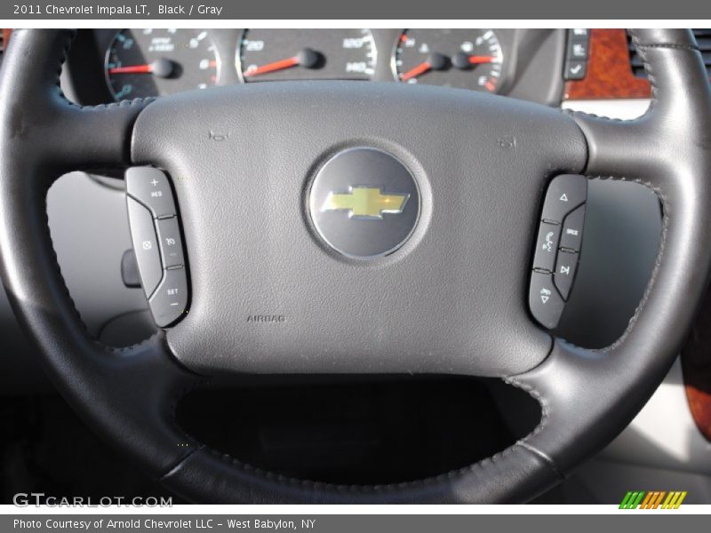 Black / Gray 2011 Chevrolet Impala LT