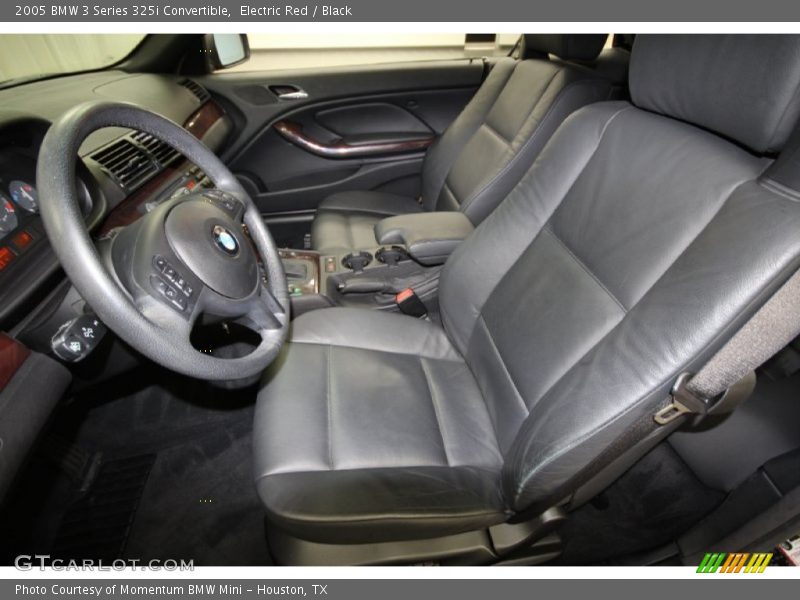 Electric Red / Black 2005 BMW 3 Series 325i Convertible