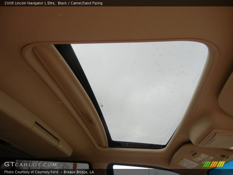 Black / Camel/Sand Piping 2008 Lincoln Navigator L Elite