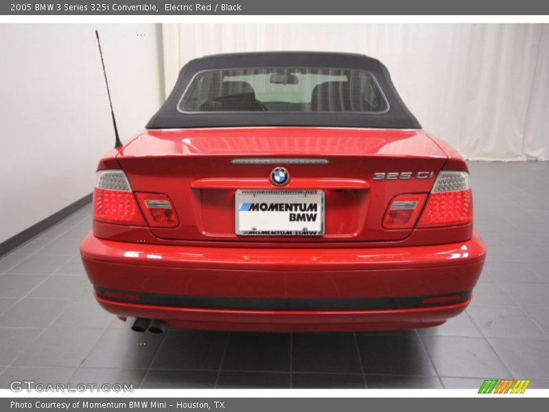 Electric Red / Black 2005 BMW 3 Series 325i Convertible