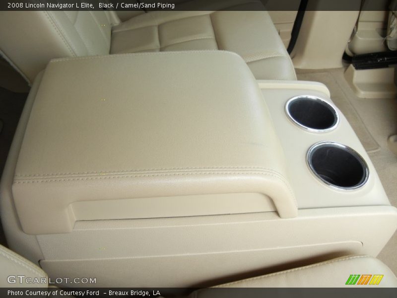 Black / Camel/Sand Piping 2008 Lincoln Navigator L Elite
