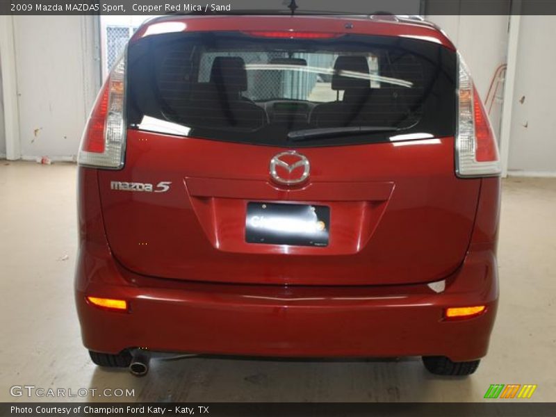 Copper Red Mica / Sand 2009 Mazda MAZDA5 Sport